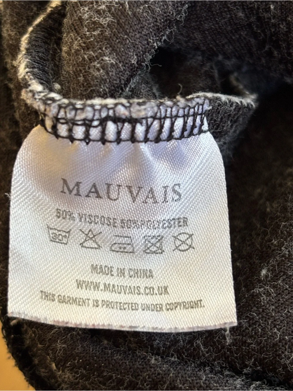 Mauvais Gray Textured Joggers Men’s Medium Slim Fit Luxe Sweatpants Streetwear